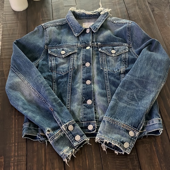 Rag & Bone Monterey Distressed Jean Jacket - Picture 11 of 16